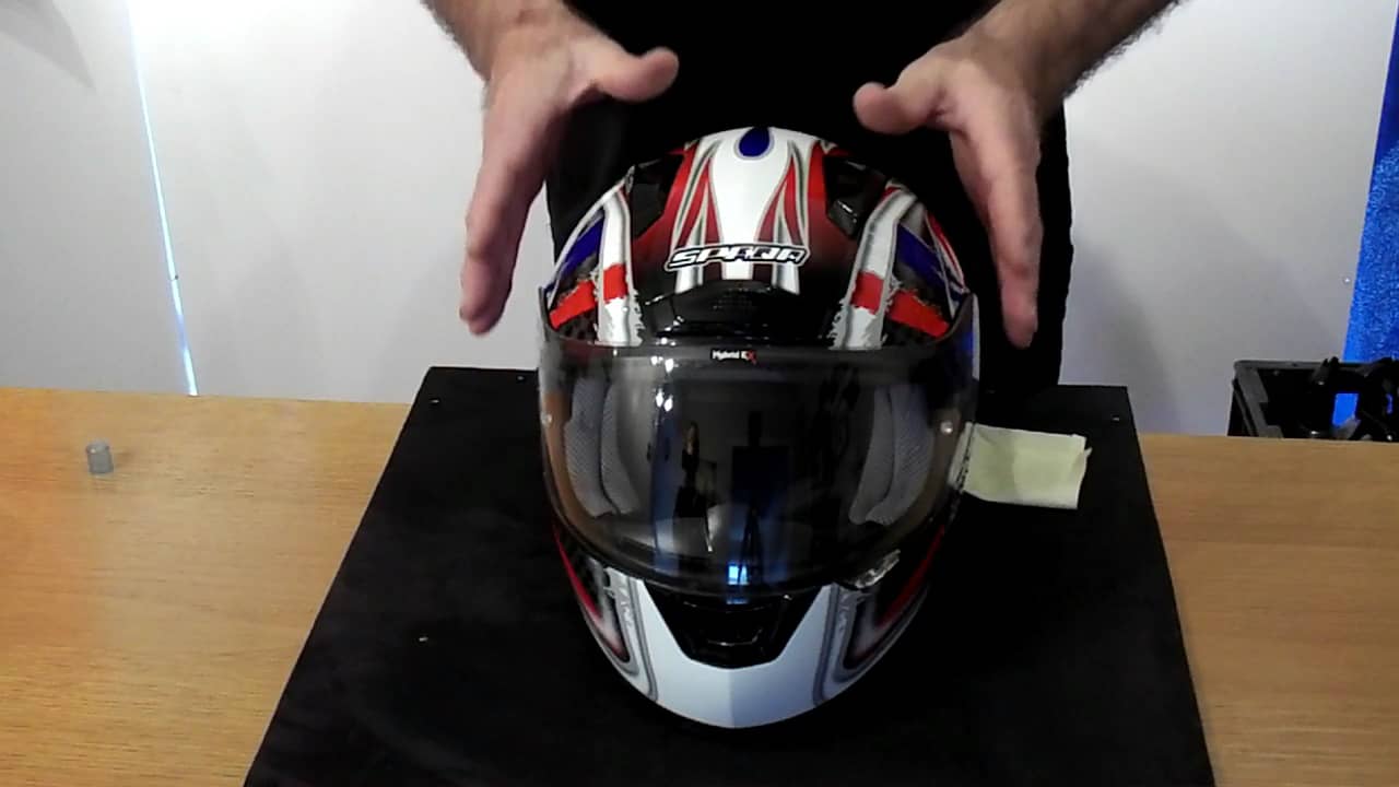 Helmet Visor coating on Vimeo