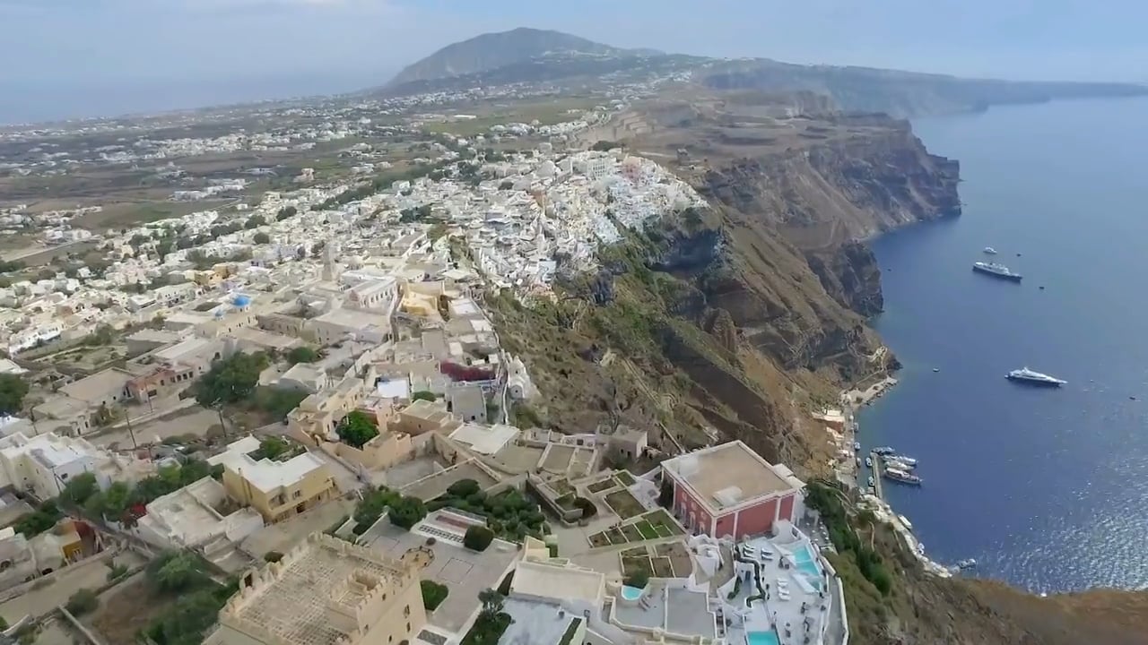Wedding of Emily Horn + Matt Wisse |Santorini 2015- aerial teaser video