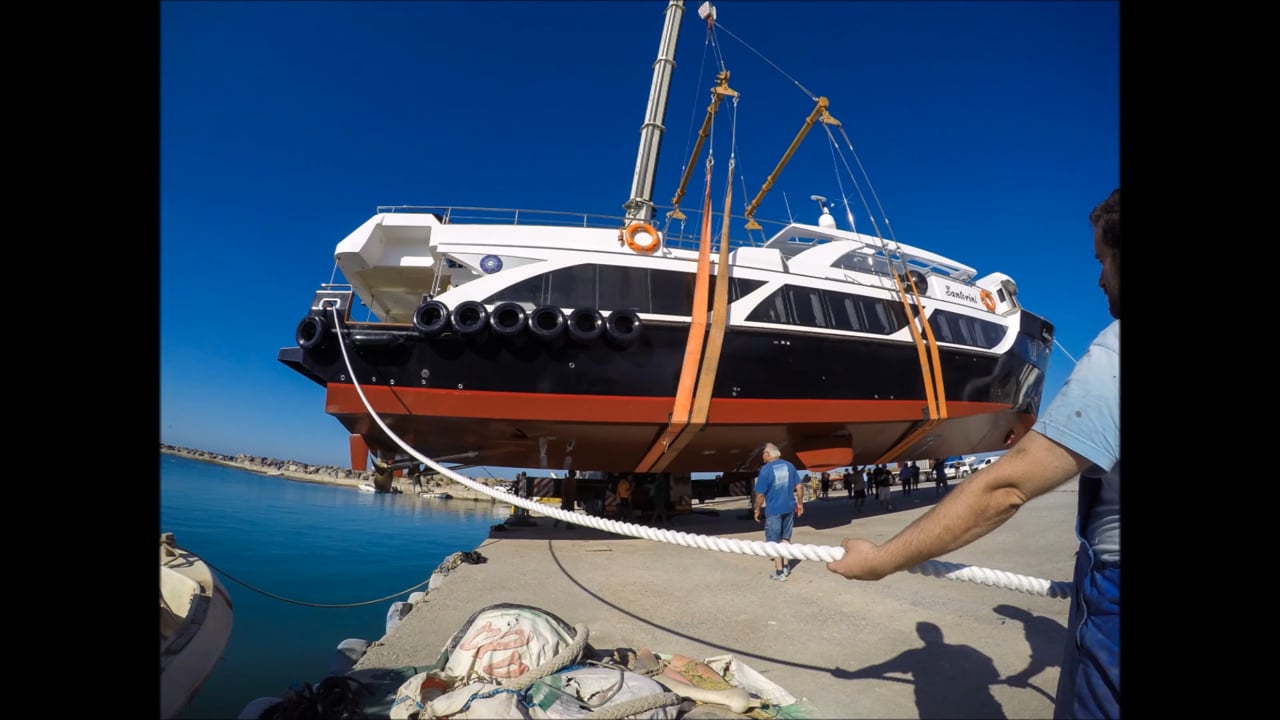 Σκάφος "Santorini" - Καθέλκυση | Santorini 2015