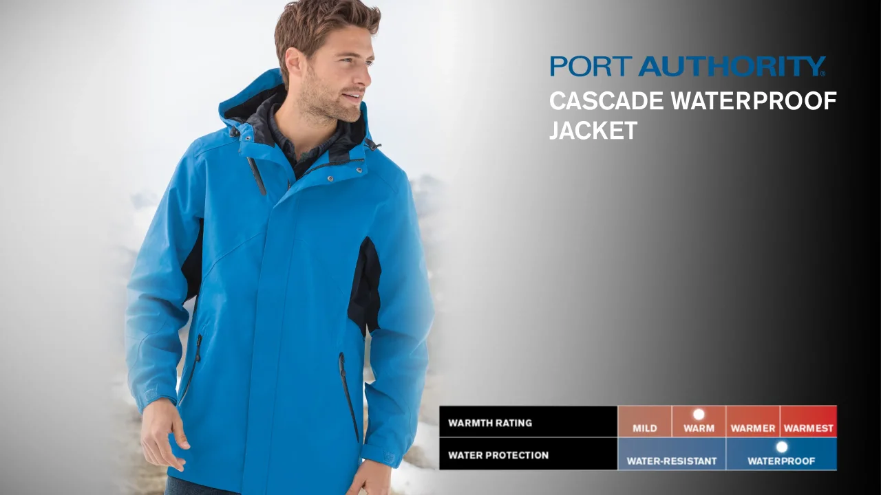 L322 - Port Authority® Ladies Cascade Waterproof Jacket. on Vimeo