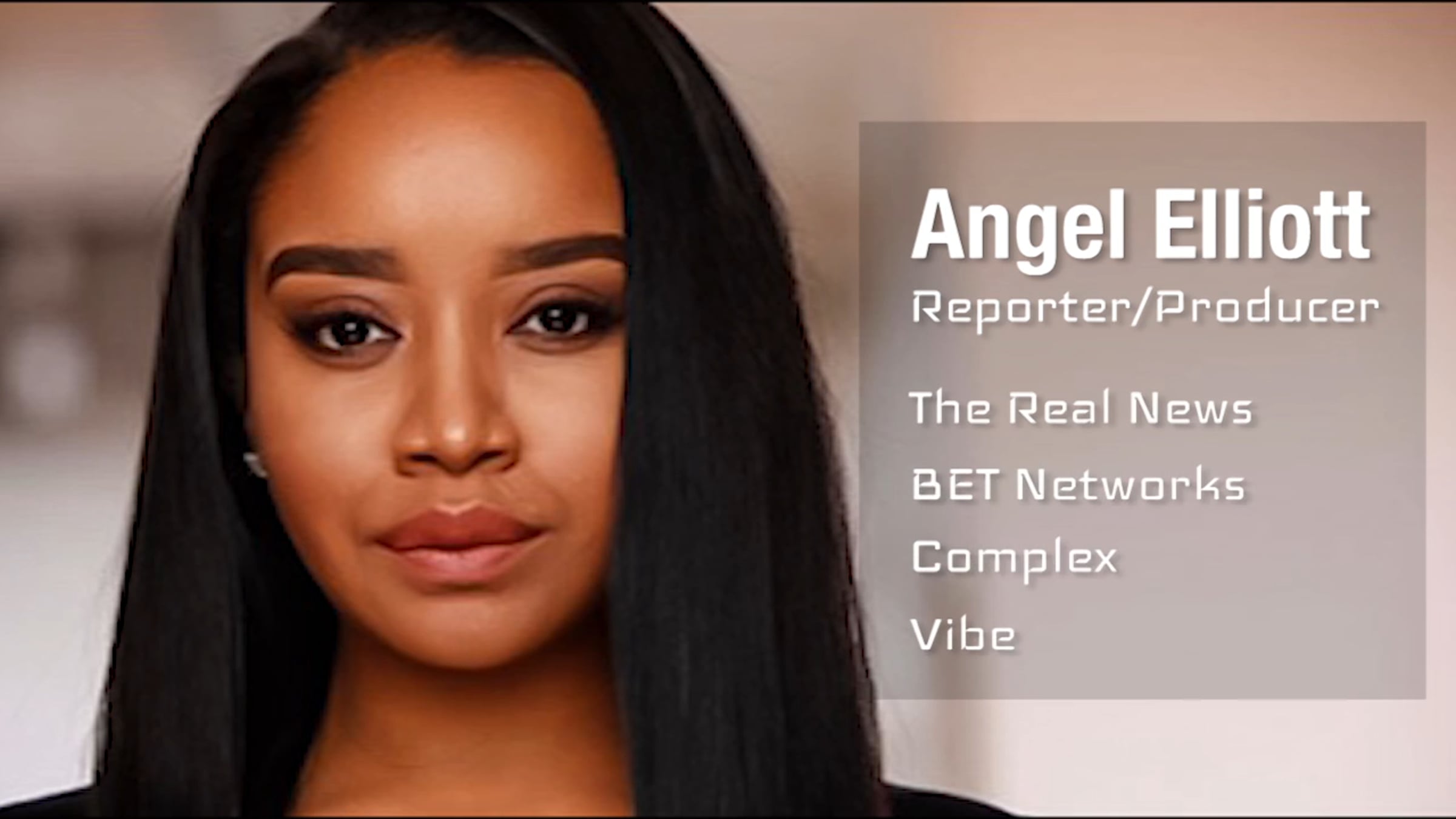 Angel Elliott, Reporter/Producer Reel 2015 | Videos & Movies on Vimeo