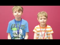 Theo and Sholto First Camp!