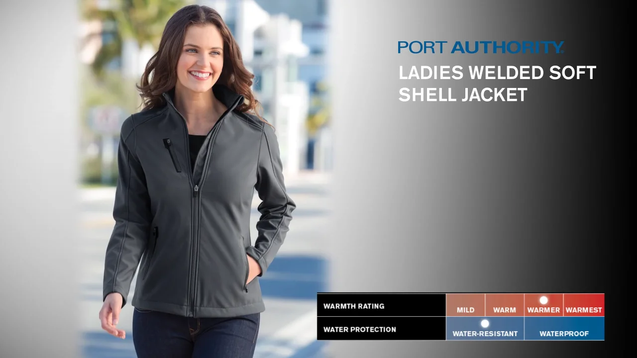 L324 - Port Authority® Ladies Welded Soft Shell Jacket on Vimeo