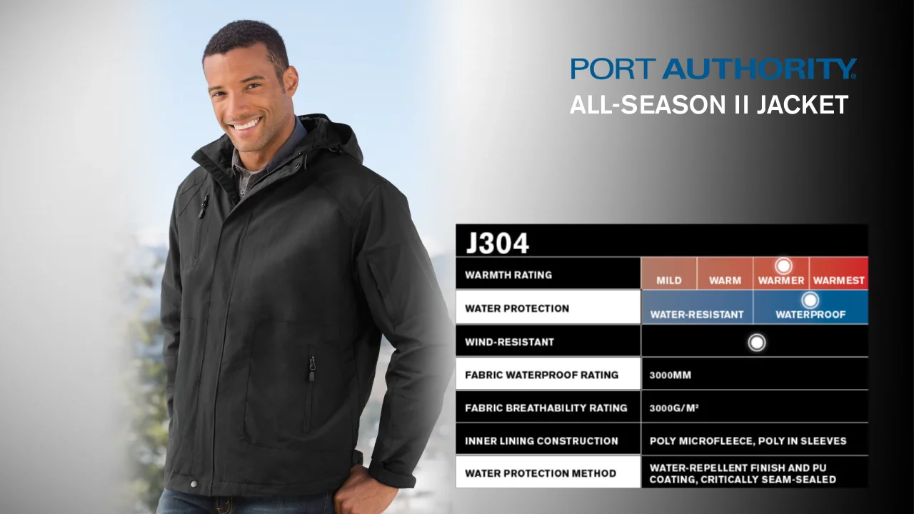 Port authority all season on sale jacket