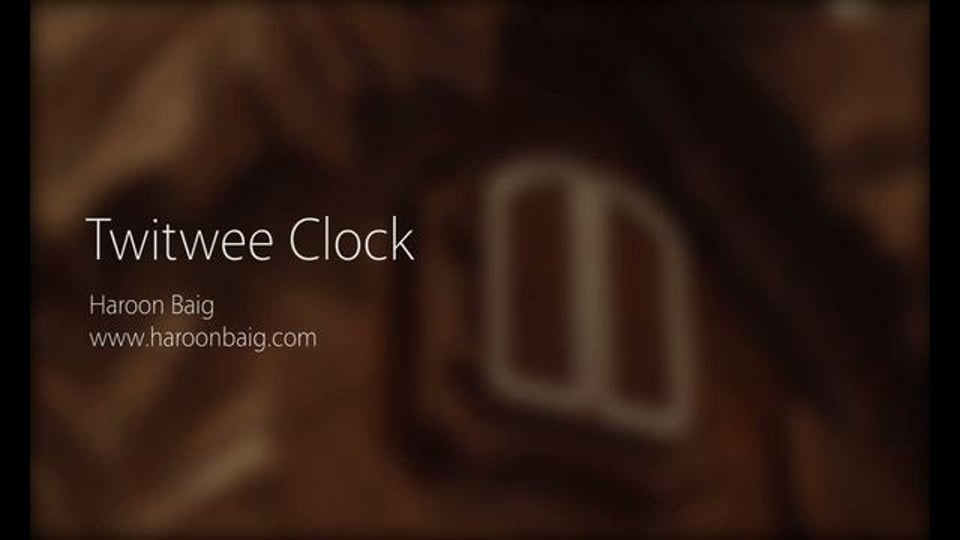 Twitwee Clock