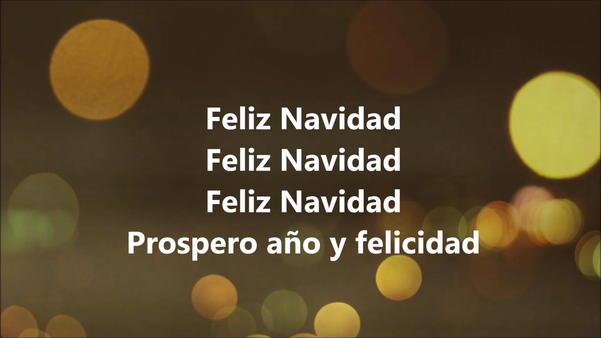 Feliz Navidad on Vimeo