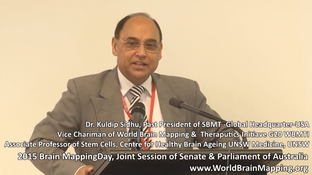 Dr. Kuldip Sidhu:  Stem cells towards mini brain in the Petri dish - a translational initiative