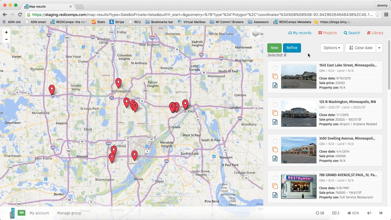 Search Results from Map Search on Vimeo
