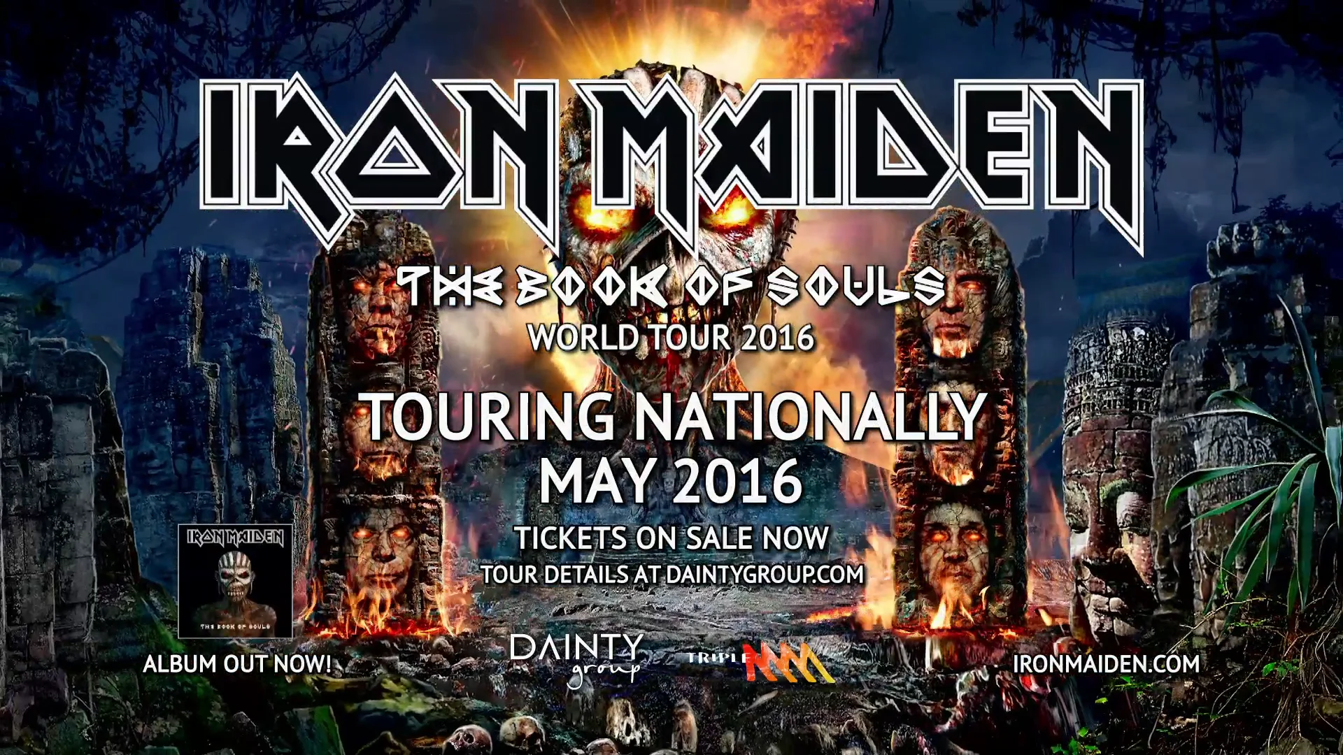 Iron Maiden The Book Of Souls World Tour - Australia May 2016