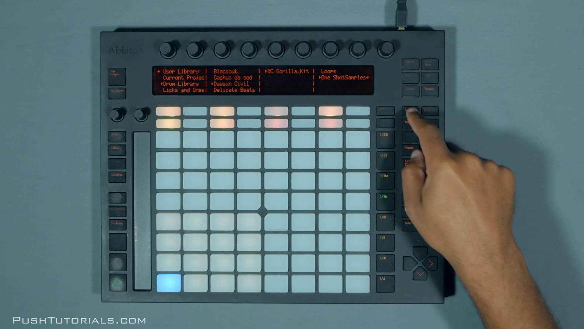 Ableton Push Tip Adding your own samples to a custom Drum Rack on Vimeo