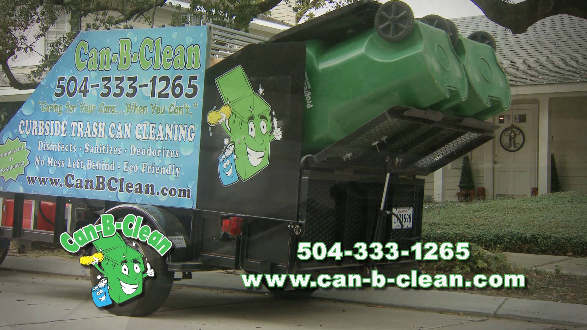 CanBClean Curbside Trash Can Cleaning on Vimeo