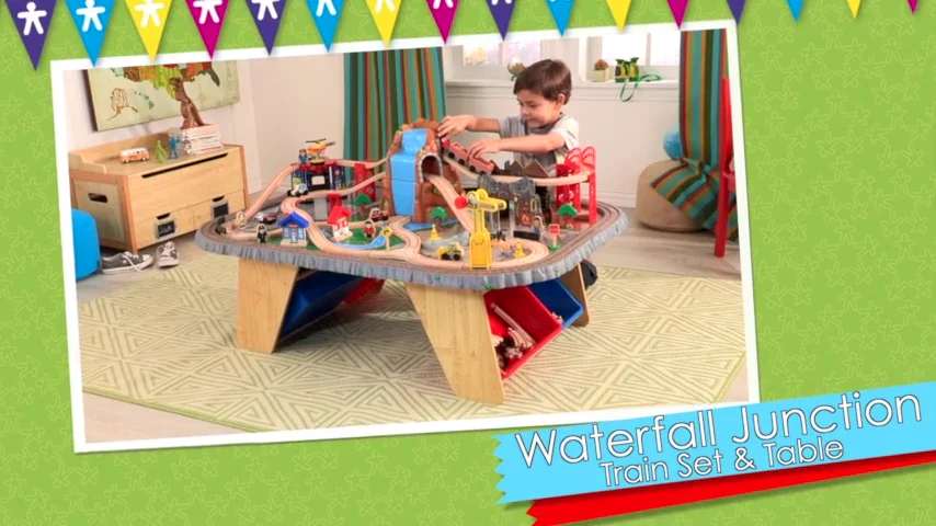 Kidkraft waterfall sale junction train set