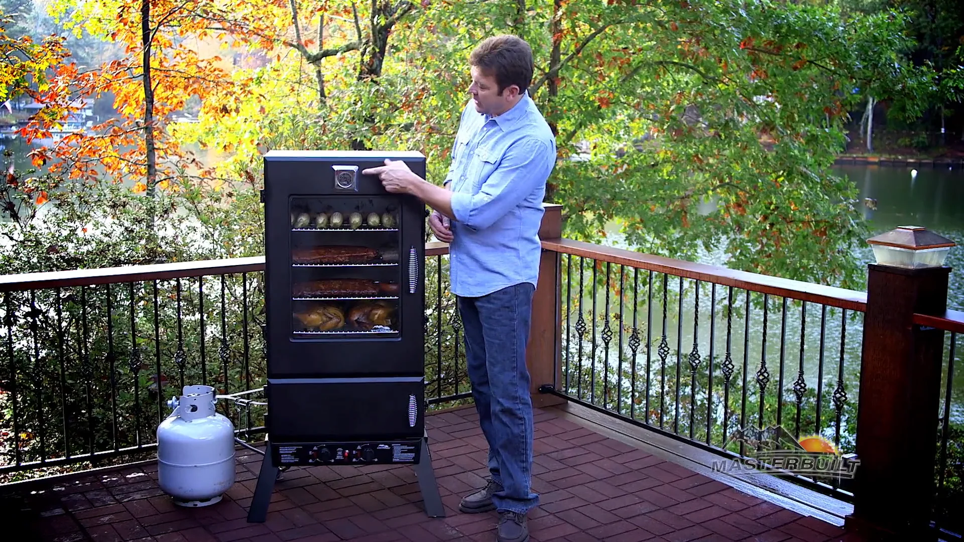 Propane Smoker, 44-In.