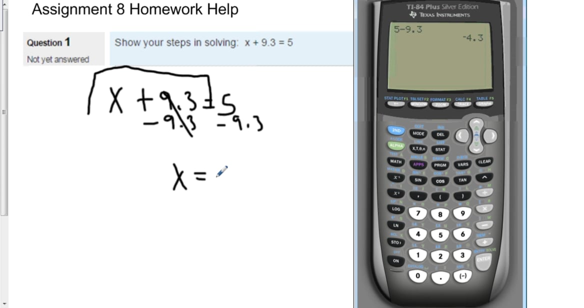 math 7 assignment #8 answers