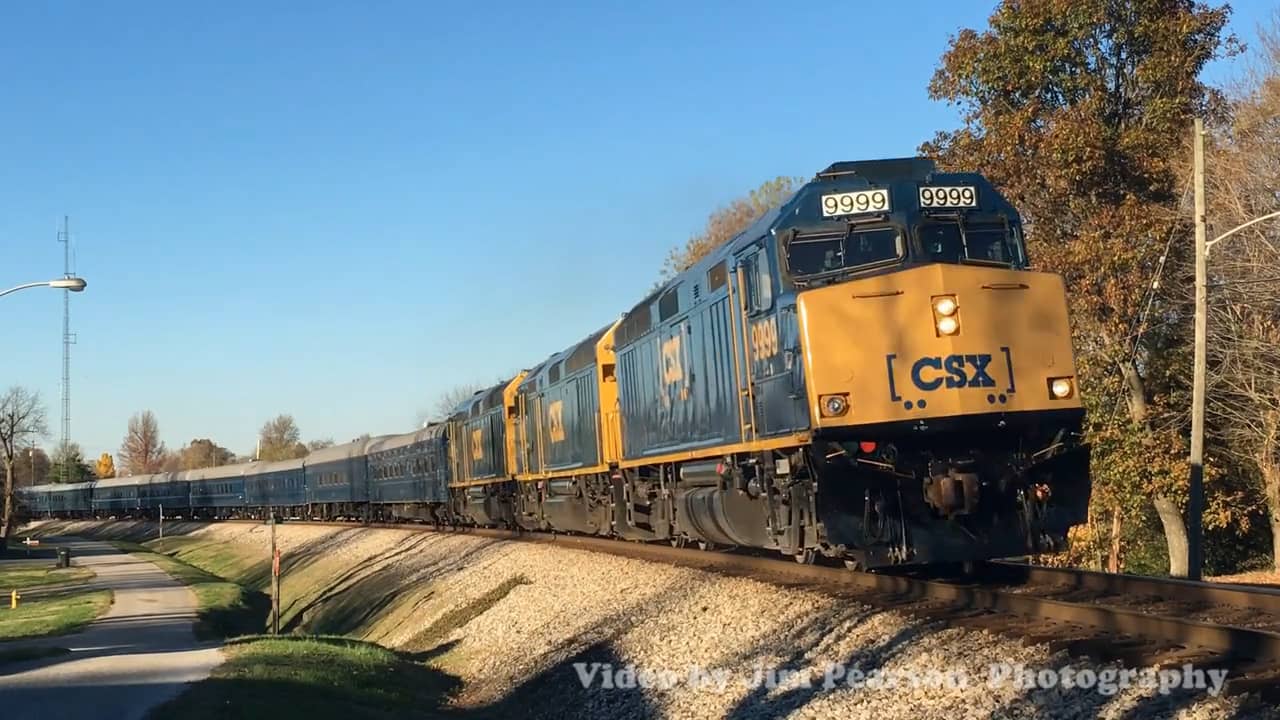 November 10, 2015 - CSX Passenger train P905-10 southbound at Mortons ...