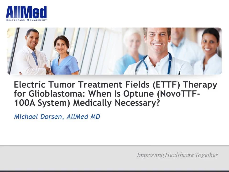 AllMed inar Electric Tumor Treatment Fields (ETTF) Therapy for