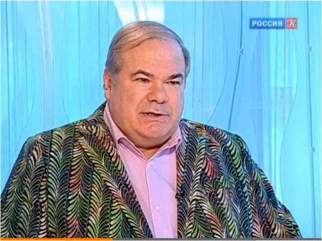 Hunt Slonem Live in TV Studio Russia