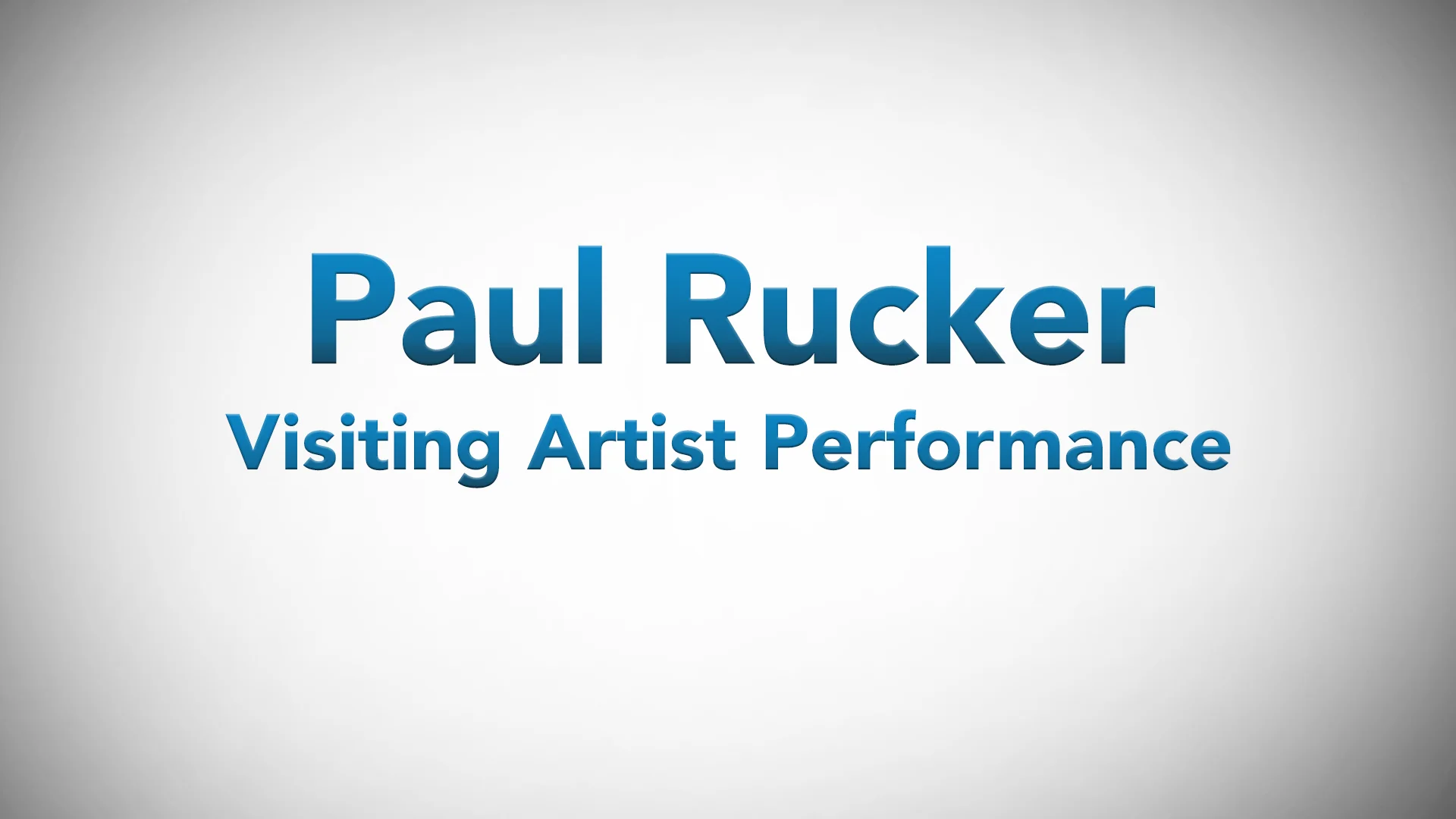 Paul Rucker on Vimeo