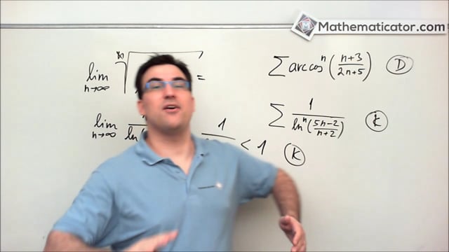 15. Řady s nezápornými členy - Odmocninové kritérium - Procvičení