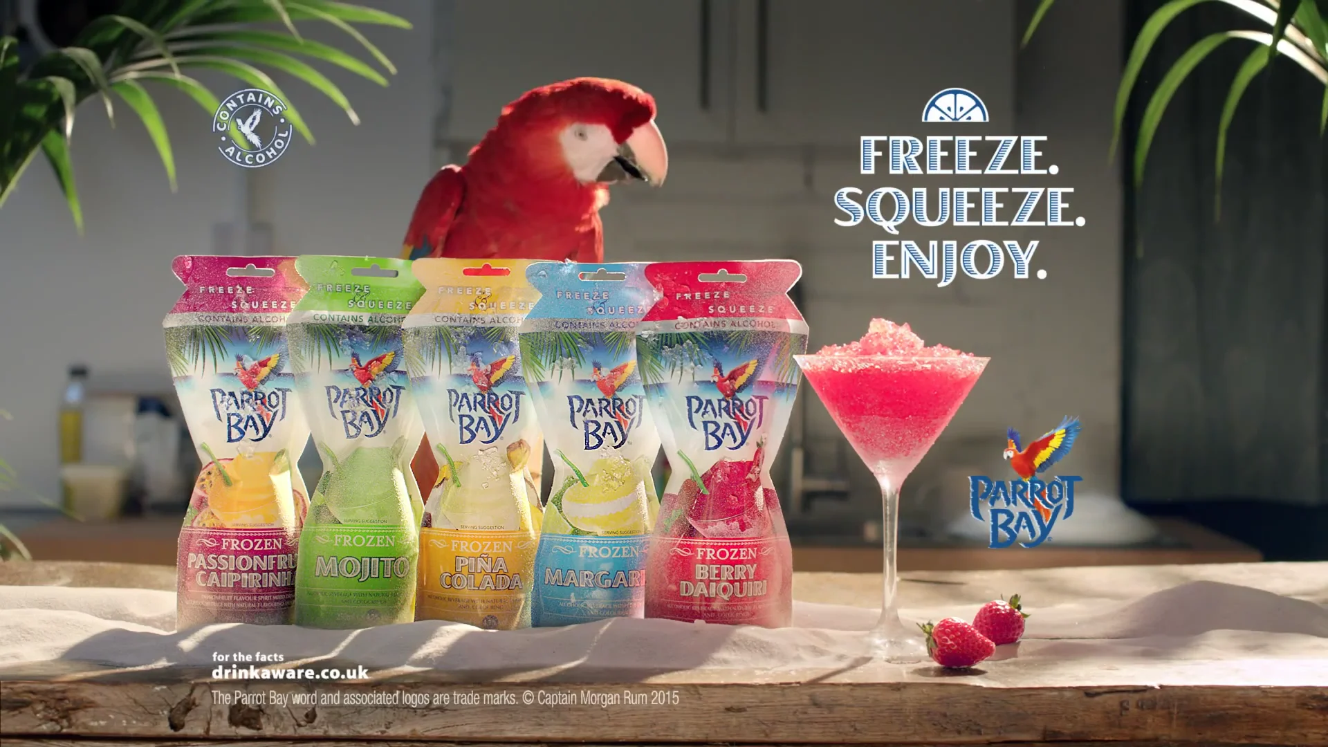 Parrot bay discount frozen drink pouches