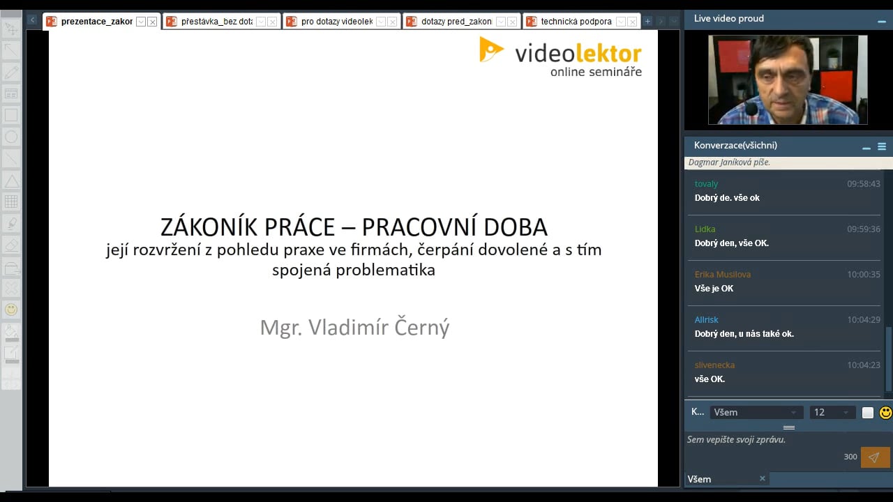 Zákoník práce - pracovní doba a její rozvržení z pohledu praxe ve firmách