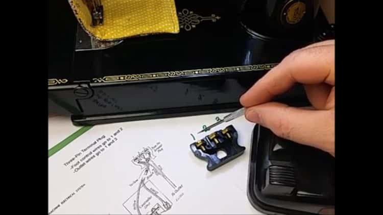How To Reverse the Wiring on a Singer Featherweight Foot Controller on Vimeo