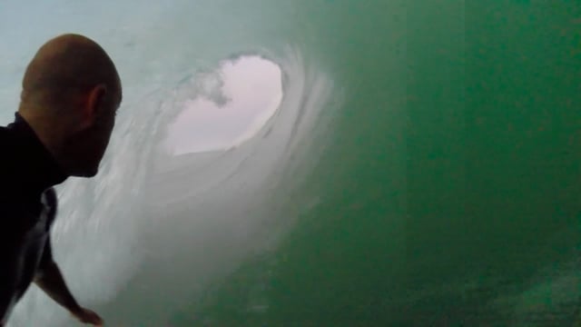 France – GoPro POV surfing moonlight barrels van life alien activity – Les Landes from Ian Battrick