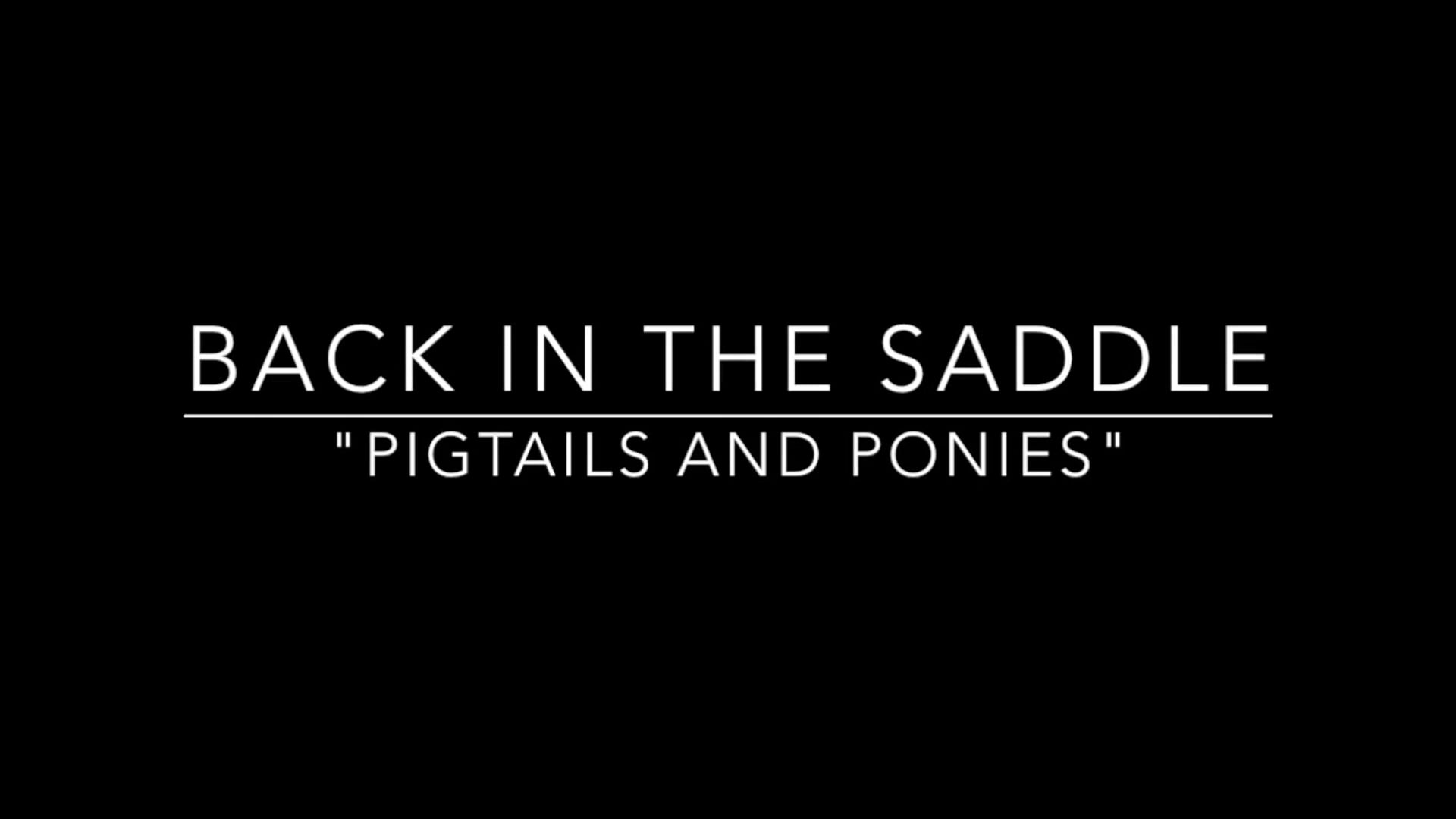 Promotional video thumbnail 3 for Back In The Saddle