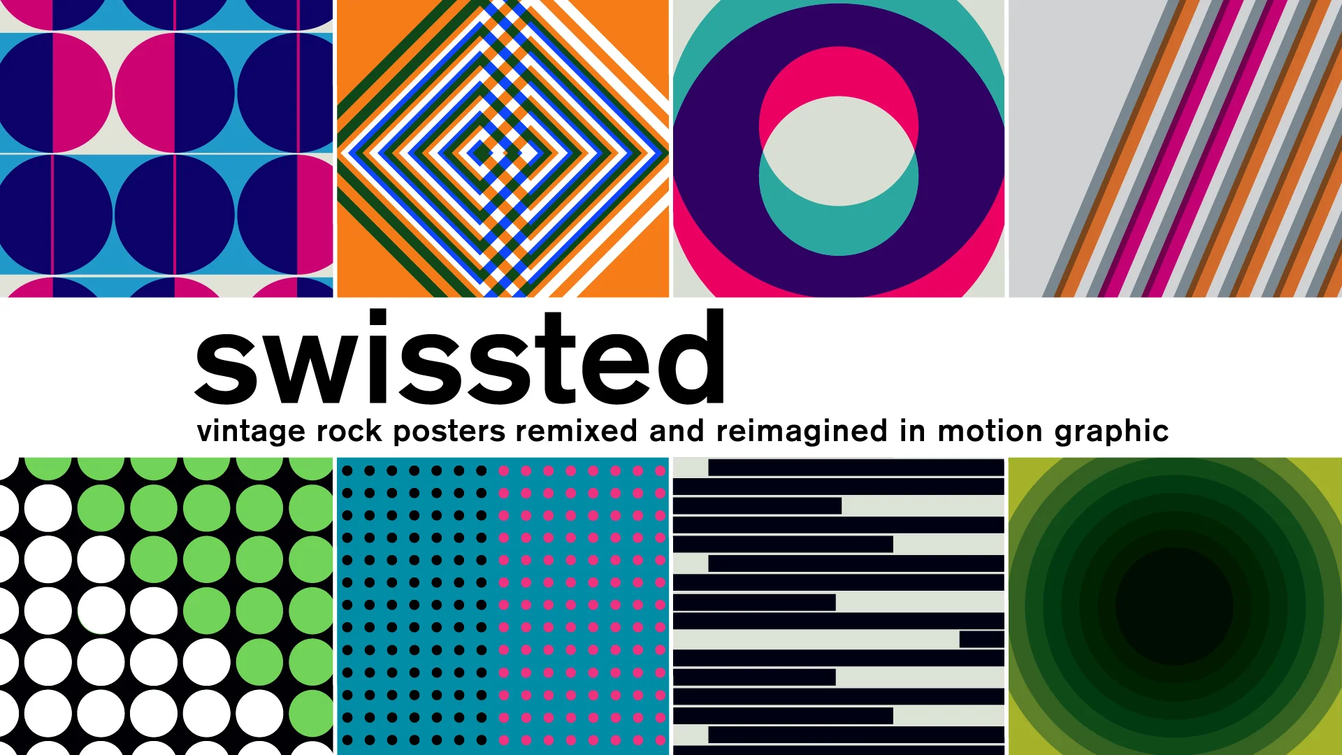 アート・デザイン・音楽 Swissted: Vintage Rock Posters Remixed 4826-Swissted-Vintage-Posters-
