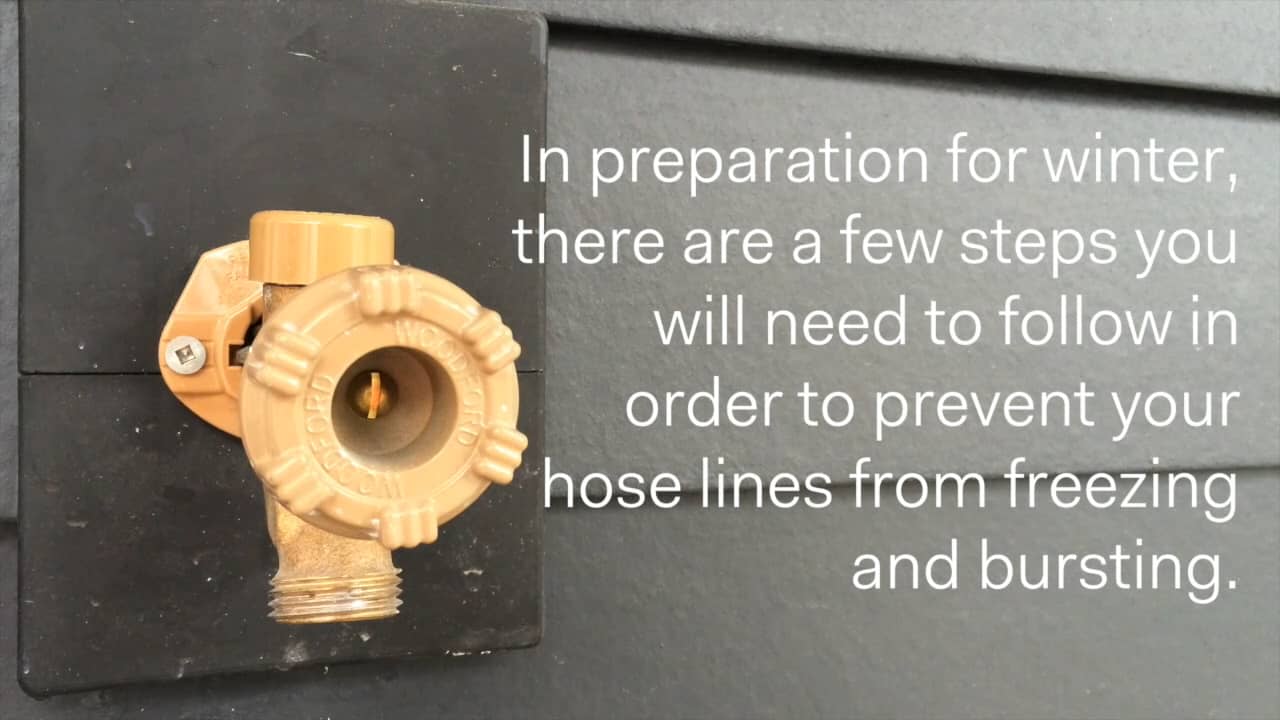 Winterizing Your Hose Bib at Black+Whites on Foster on Vimeo