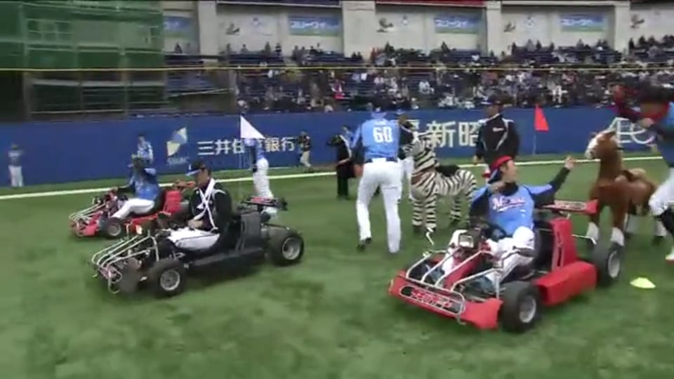 【マリーンズ・スーパーマリンフェスタ】雌雄を決するカート対決!! その結末は? 2015/11/22