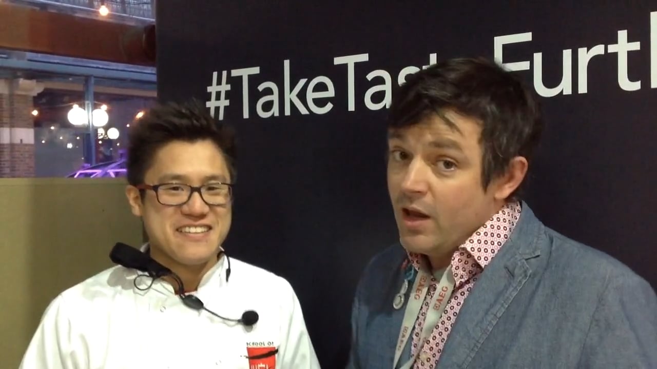 Jeremy Pang from the School Of Wok at the AEG Let's Taste Live Cooking ...