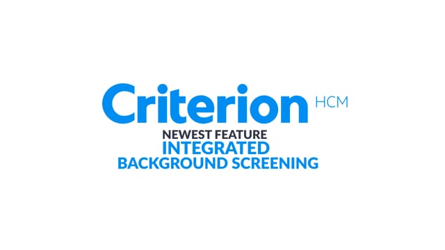 Criterion HCM