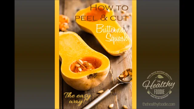How to Cut and Peel a Butternut Squash (New method!) - Destination Delish
