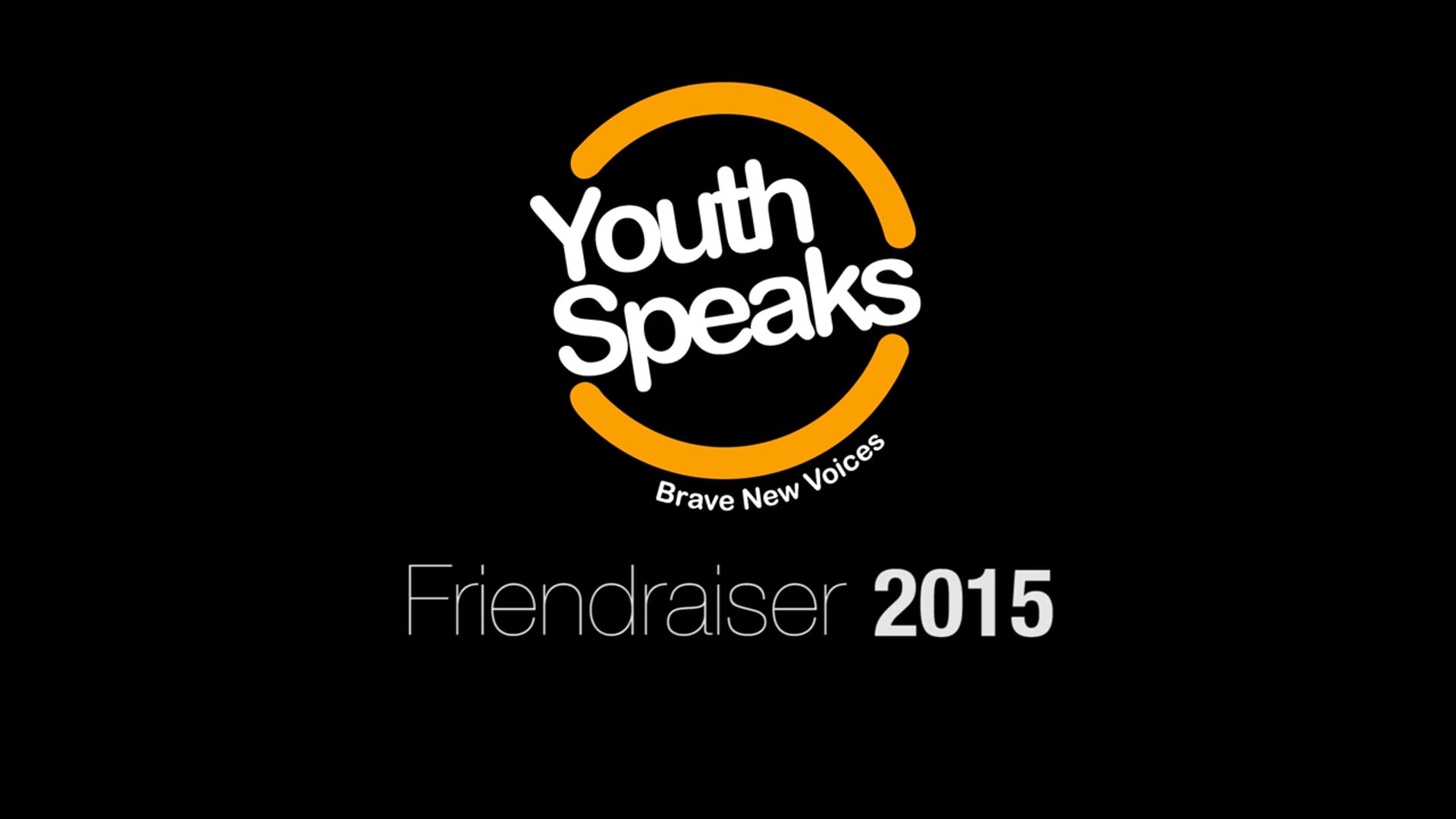Youth Speaks Friendraiser 2015 Event