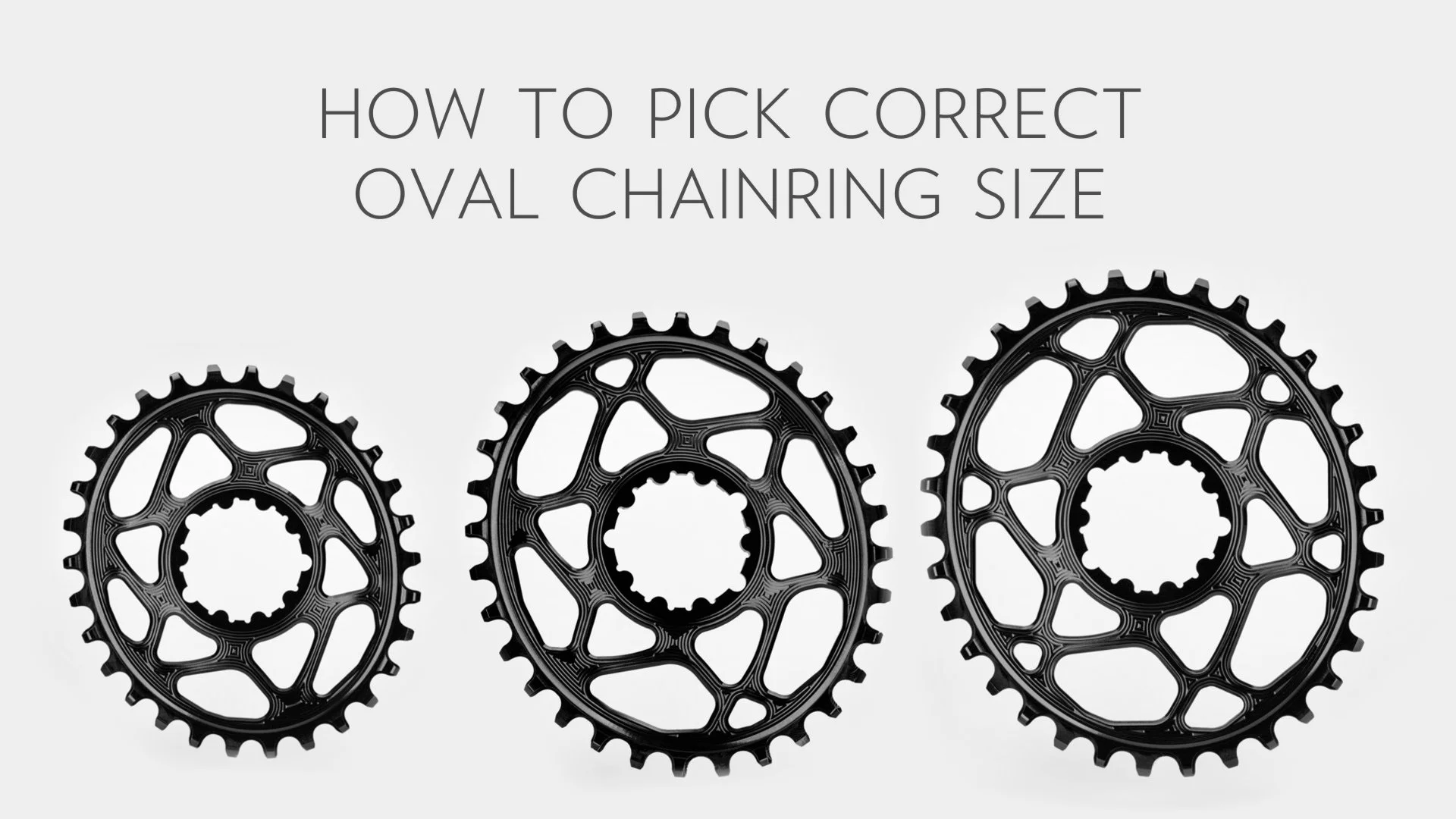 Oval chainring hot sale guide