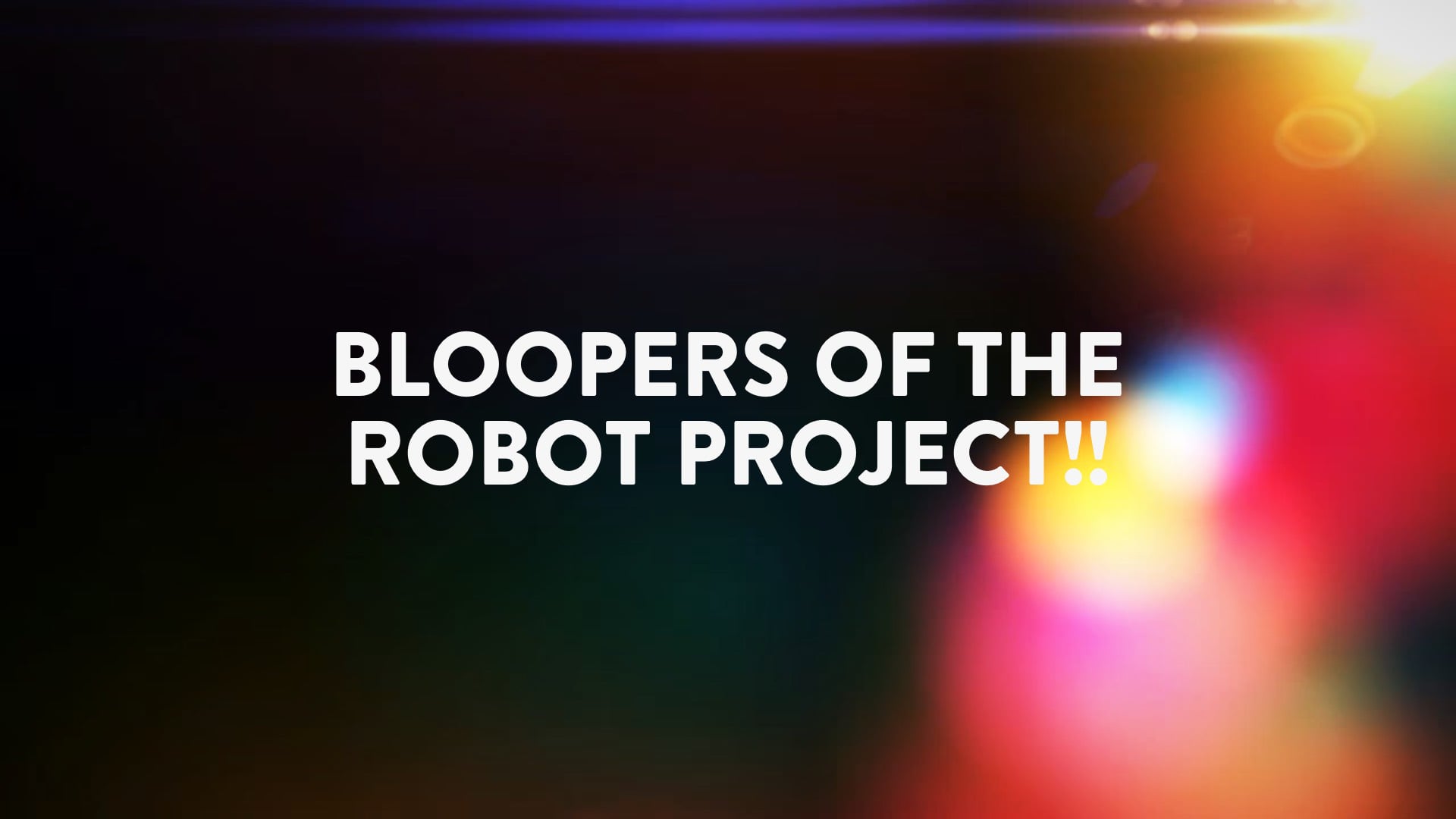 Bloopers Of The Robot Project!! on Vimeo