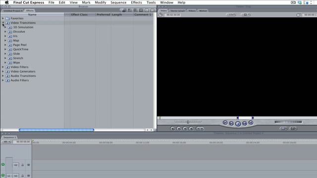 Intro to Final Cut Express video editing part 2 - Windows overview and ...