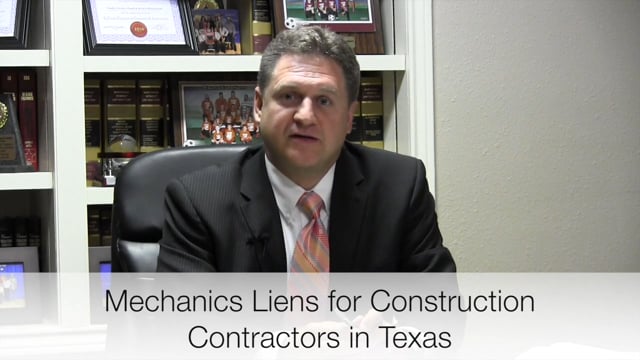 Texas Mechanics Liens - Attorneys Wharton Richmond El Campo