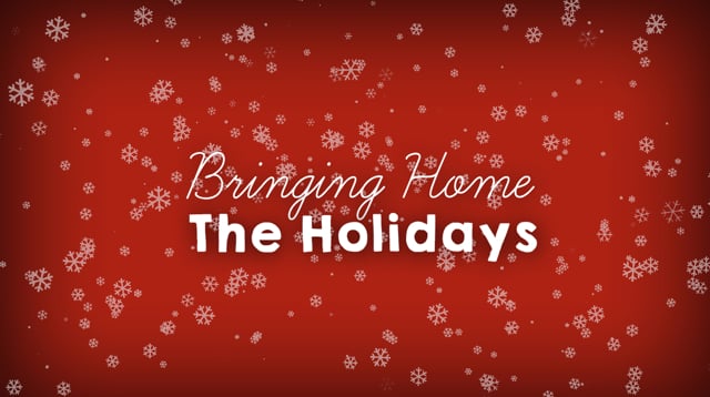 Bringing Home The Holidays - USC SCA Admission Film