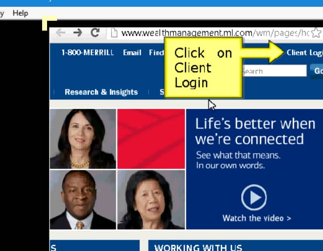 Merrill Lynch Login Instructions on Vimeo