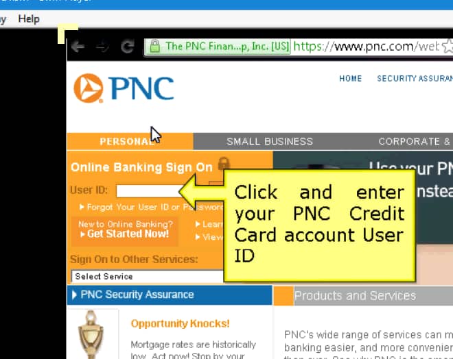 PNC Credit Card Login Instructions on Vimeo