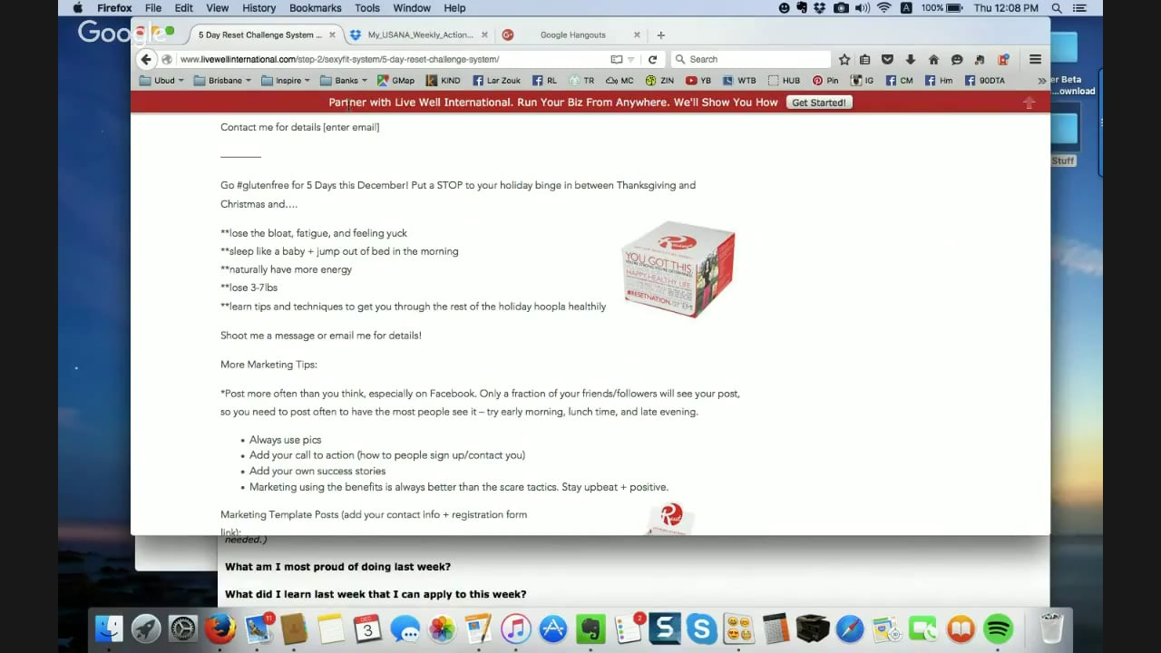 12.2.15 Live Well Partner Webinar - Build Your Business Through The Holidays