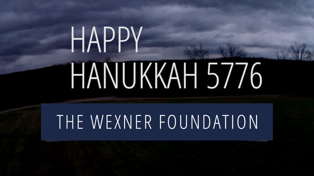 Happy Hanukkah from The Wexner Foundation