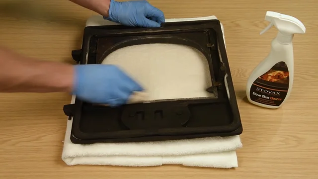 Wood burning stove door glass - cleaning tips - Stovax u0026 Gazco