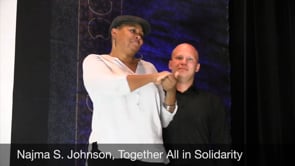 Deafhood Banquet. Together All In Solidarity. Najma S. Johnson