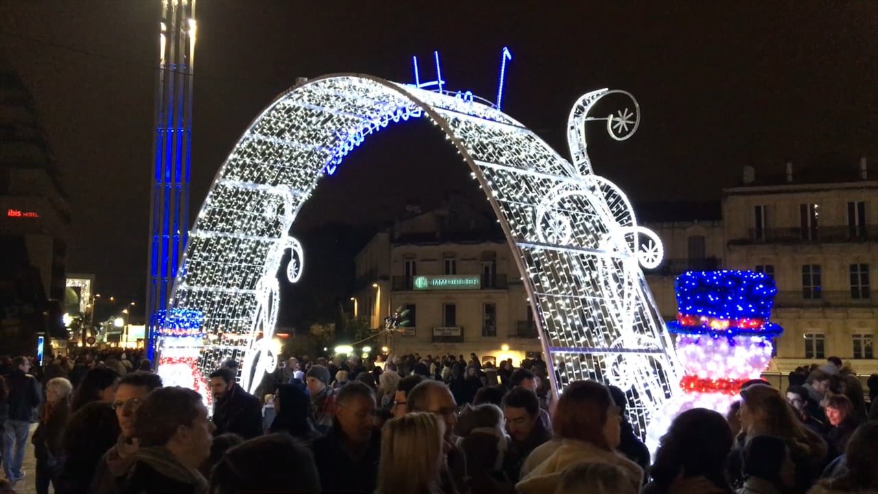 Vidéo - Les illuminations de Noël à Montpellier en images ! ` on Vimeo