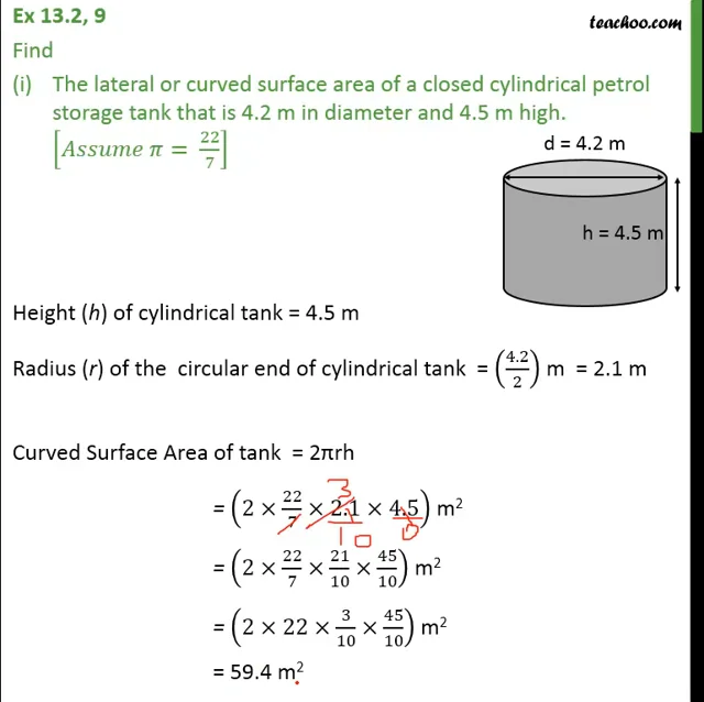 Ch13 9th Surface Areas and Volumes 13.2.9 i