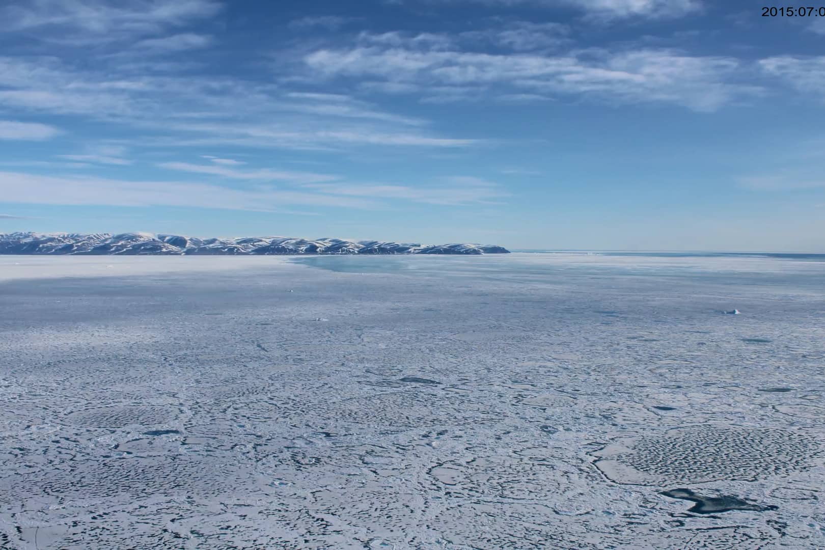 The 2015 ice cover break-up in Eclipse Sound, Nunavut on Vimeo