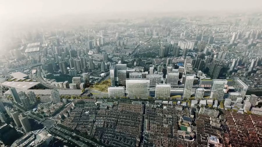 Urban Design For Shanghai Railway Station Area On Vimeo